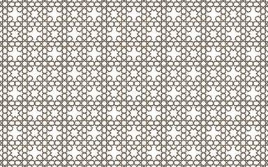 arabic pattern design islamic motif background vector