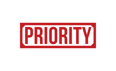 Fototapeta premium PRIORITY rubber stamp vector illustration on white background. PRIORITY rubber stamp