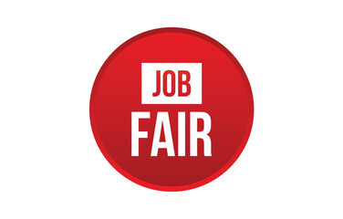 Job Fair banner design. Job Fair icon. Flat style vector illustration.