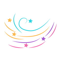 Obraz premium Vibrant Fireworks