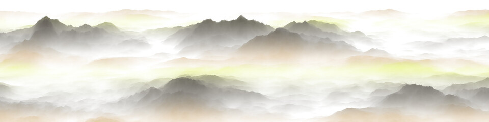 Fototapeta premium landscape with clouds