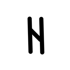 Runes. Illustration on white background for design