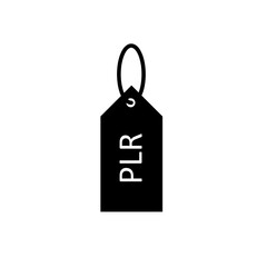 Private Label Rights simple flat trendy style illustration on white background..eps