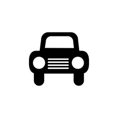 simple vector car flat trendy style illustration on white background..eps