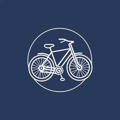 Fototapeta na wymiar Bicycle logo design vector illustration
