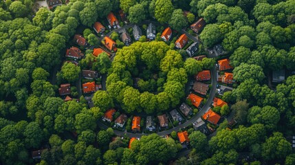 aerial view background