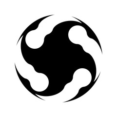 Abstract circle Icon for Graphic Design 