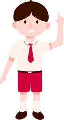 Elementary Student Raise The Hand