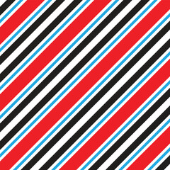 abstract modern black red blue diagonal line pattern.