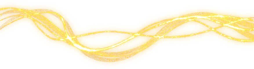 wavy luxury gold light line elements