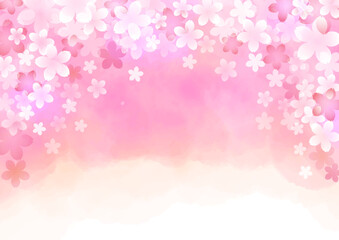 春　桜　ピンク　イメージ　背景