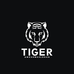 tiger mascot logo vector design