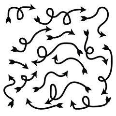  Hand Arrow heade vector