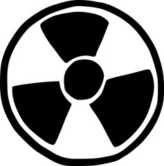 Radioactive Danger Symbol