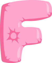 Cushion Letter Alphabet F