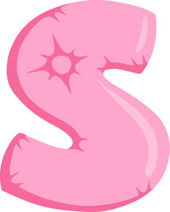 Cushion Letter Alphabet S