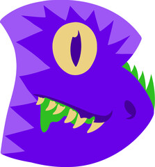 Dino Letter Alphabet B