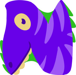Dino Letter Alphabet N