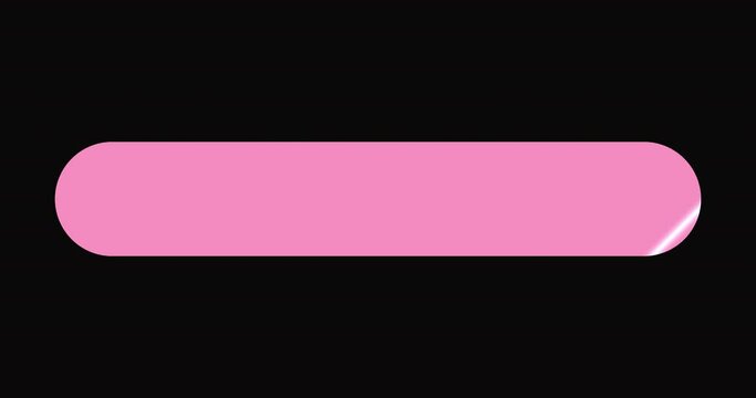 4K modern animation lower third in Alpha Channel. Modern design lower third in pink colors shades lower third animation in Alpha Channel. Lower Third for a title, TV news, and news channels. 