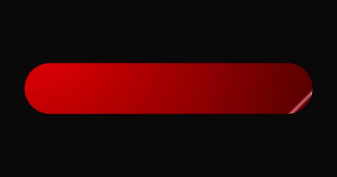 4K modern animation lower third in Alpha Channel. Modern design lower third in red colors shades lower third animation in Alpha Channel. Lower Third for a title, TV news, and news channels. 