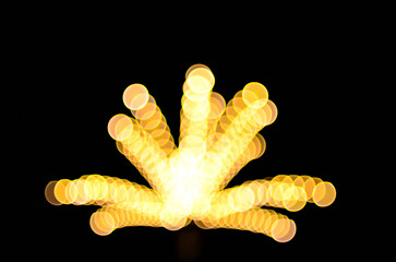 The abstract light at night event is beautiful. This can be used to decorate on the post card or digital work.