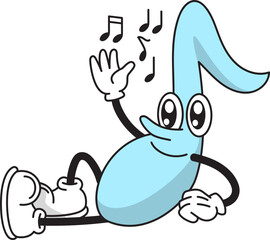 Quaver Tone Music Mascot Character