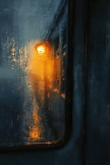 Illustrations evoking feelings of loneliness, longing, and nostalgia, with imagery depicting light shining through dense fog, adding depth to the emotional narrative.