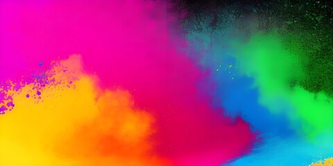 Fototapeta na wymiar Abstract colorful powder explosion background 