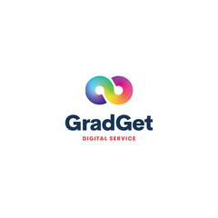 GradeGet abstract logo design