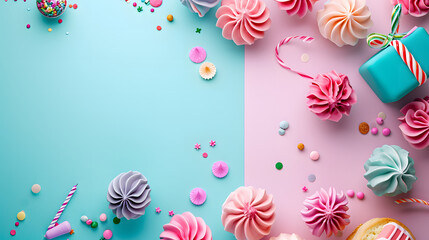 A vibrant display of sweet treats, with each colorful cupcake bursting with sugary goodness, perfect for any celebration or indulgent craving