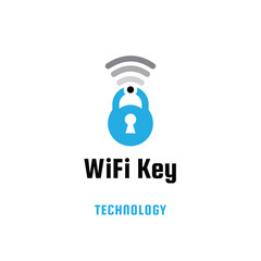 Wifi key logo for company