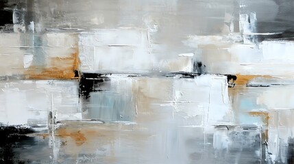 Abstract Neutral Tones in Modern Art Expression