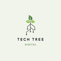Tech tree logo design