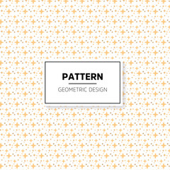 Seamless pattern Stars gold on white background. Vector illustration