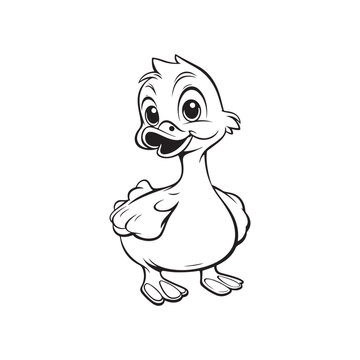 Duck Cartoon Vector Images