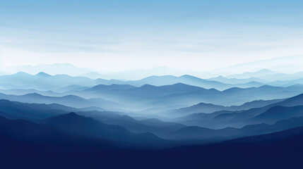 Obraz premium Picturesque view of mountain range from distance. Perfect for travel blogs and outdoor adventure websites