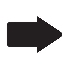 Bold arrow .Element of simple icon for websites, web design, mobile app, info graphics. Signs and symbols collection icon for design and development on white background 