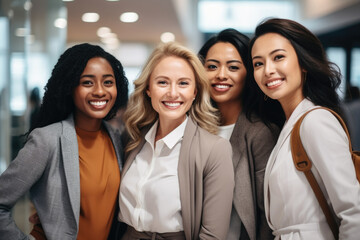 Group of Women Standing Together