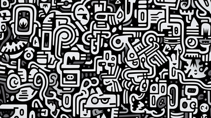 Cute graffiti art abstract background poster web page PPT, art background