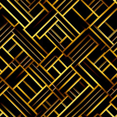 golden geometric pattern background
