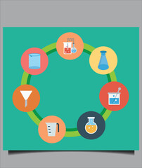 Set of Chemistry icons