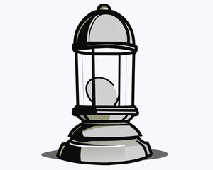 lantern isolated on white