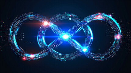 Technological Infinity Symbol  