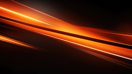 Fototapeta na wymiar minimal orange lines abstract futuristic tech banner
