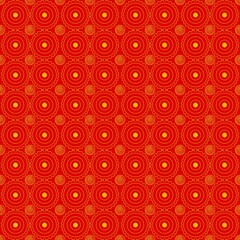 Chinese new year backgrounds. red fabric pattern on a red background. seamless pattern with red colored paper texture. seamless background with gold ornament. 