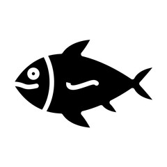 Obraz premium Fish Icon Style