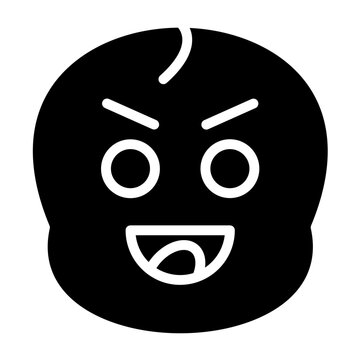 Laughing baby Icon Style