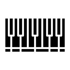 Piano Keys Icon Style