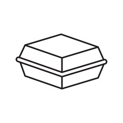 meal container icon. editable icon vectors on white background. Tableware, bowls, plates, High quality design element. Editable linear style stroke. Vector icon.
