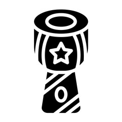 Djembe Icon Style